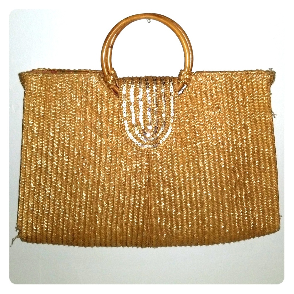 Old Navy straw bag